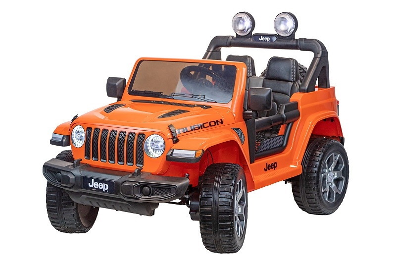 Детский электромобиль Toyland Jeep Rubicon оранжевый