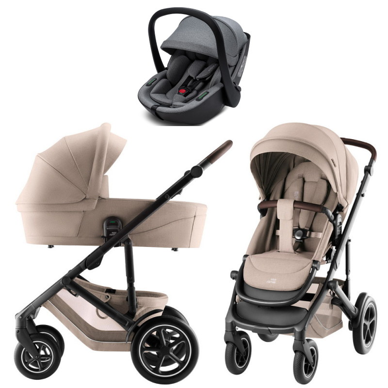 Коляска 3 в 1 Britax Roemer Smile 5Z Style и автокресло Osann Cuddle Iron Teak