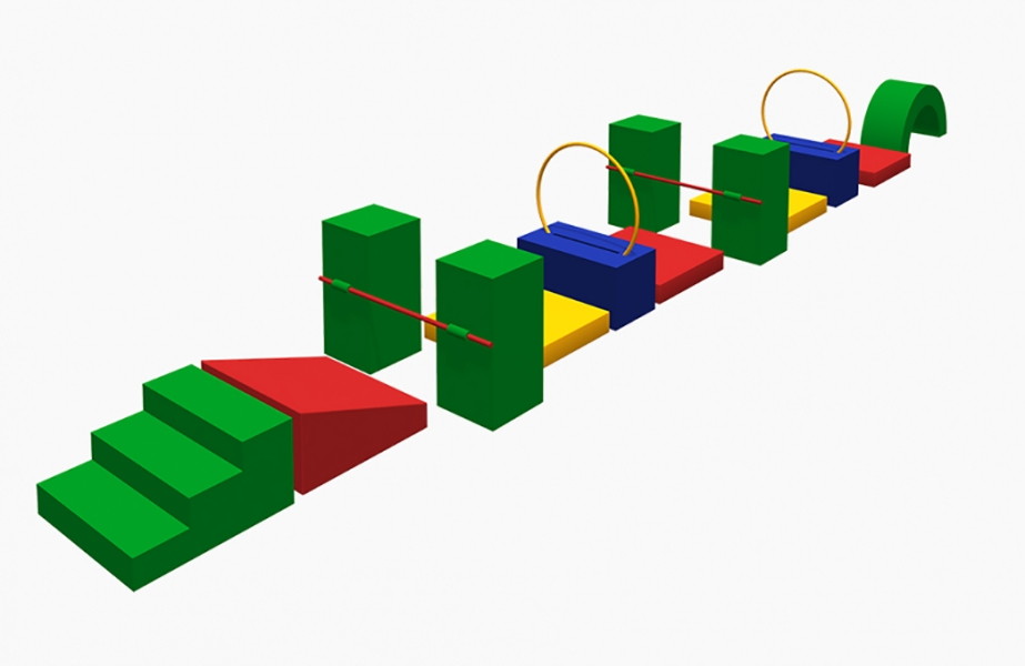 Мягкий спортивный модуль Romana Крокодил ДМФ-МК-17.89.23