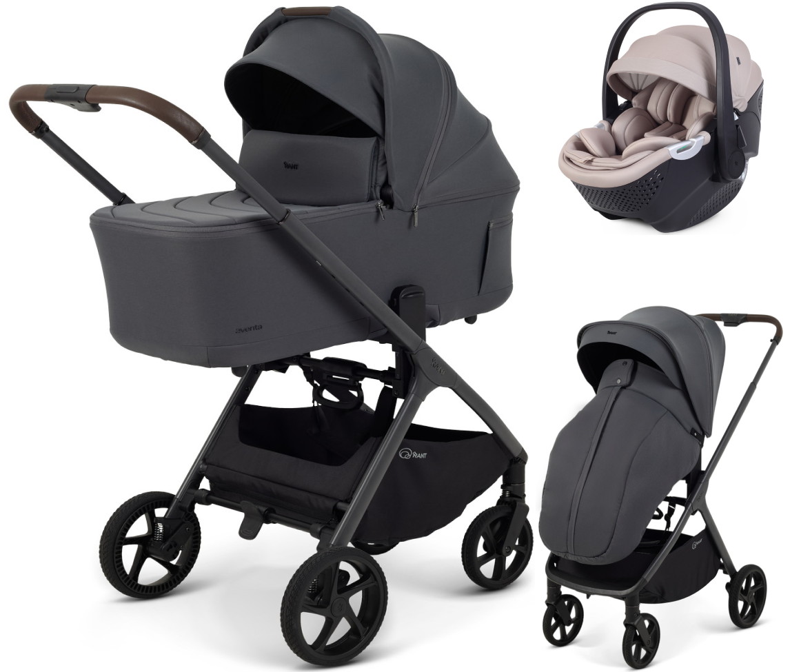 Детская коляска Rant Aventa 3 в 1 с автокреслом Aster Zero Beige Graphite