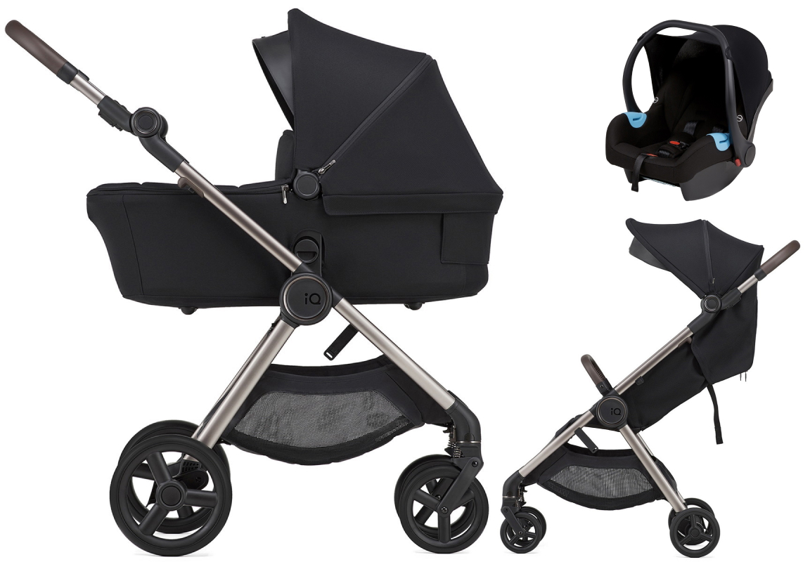 Детская коляска Anex IQ Premium 3 в 1 и автокресло Biuco BC100B smoky