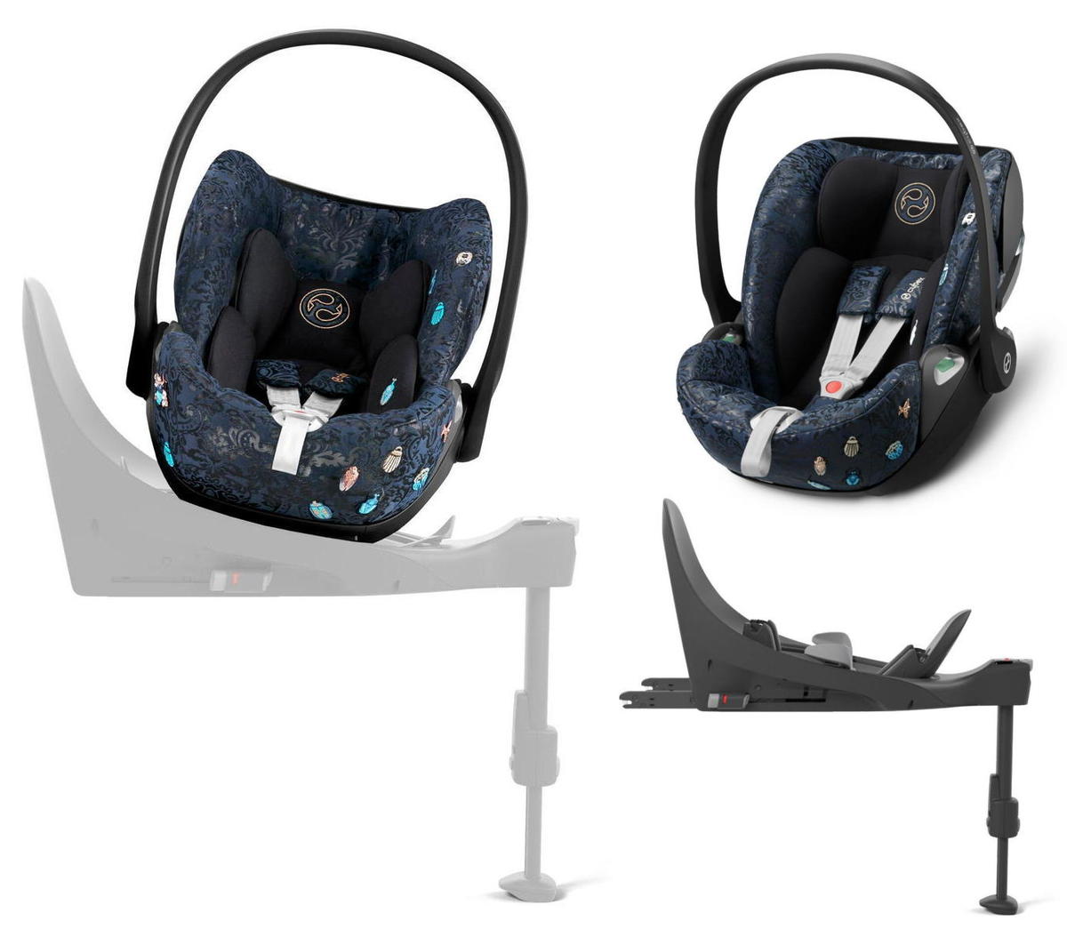 Автокресло Cybex Cloud T i-Size с базой Base T Jewels of Nature