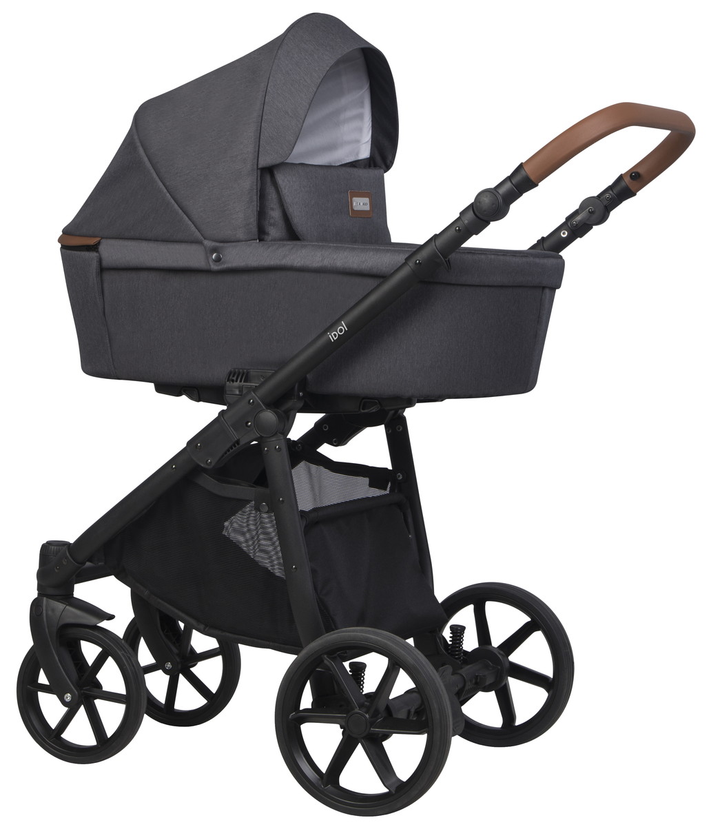 Детская коляска Riko Basic Idol 2 в 1 04 Anthracite (графит)