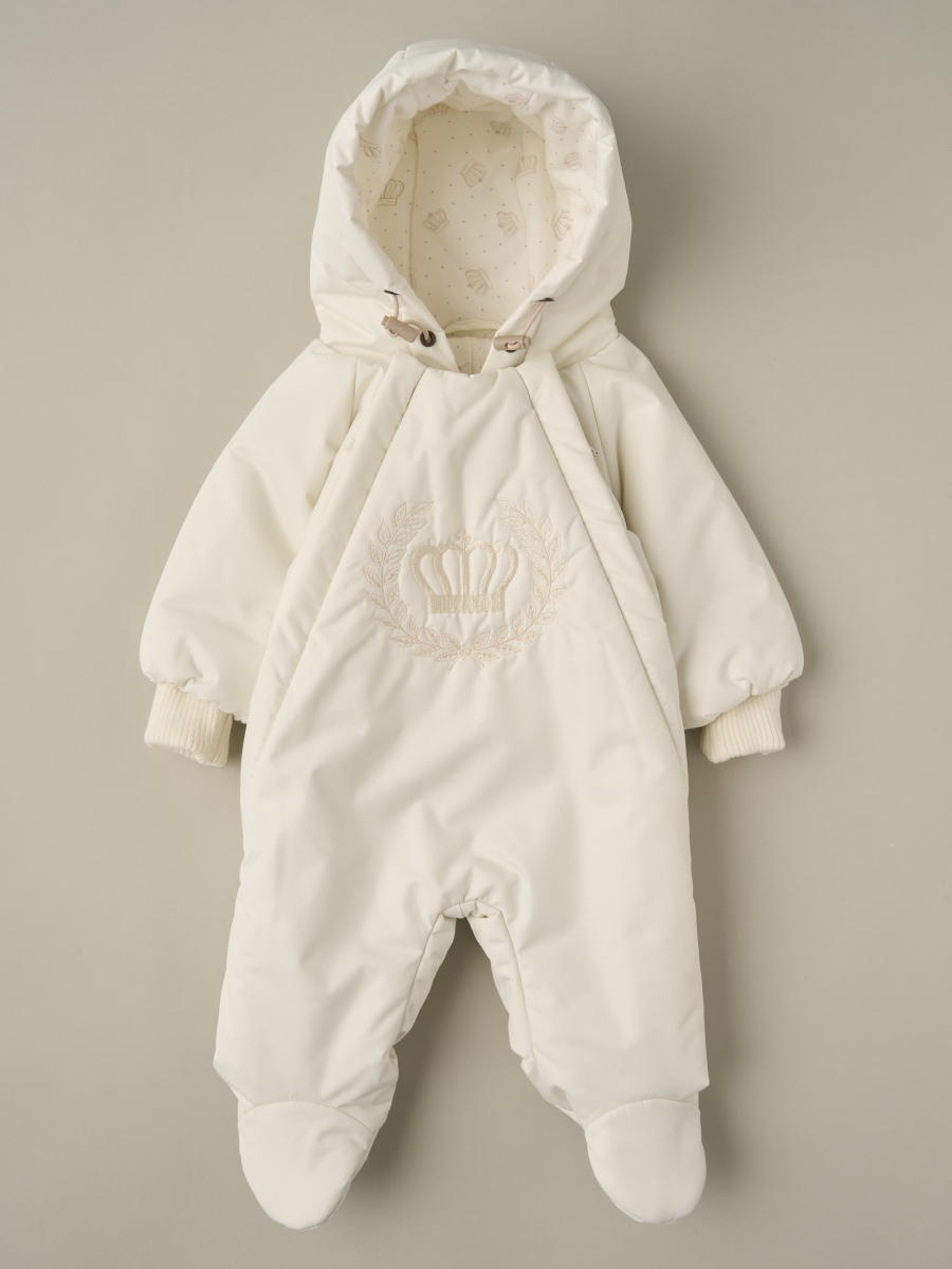 Комбинезон демисезон Little Star Корона 35335 (ЧЗ-мз) кремовый, 230гр. 62