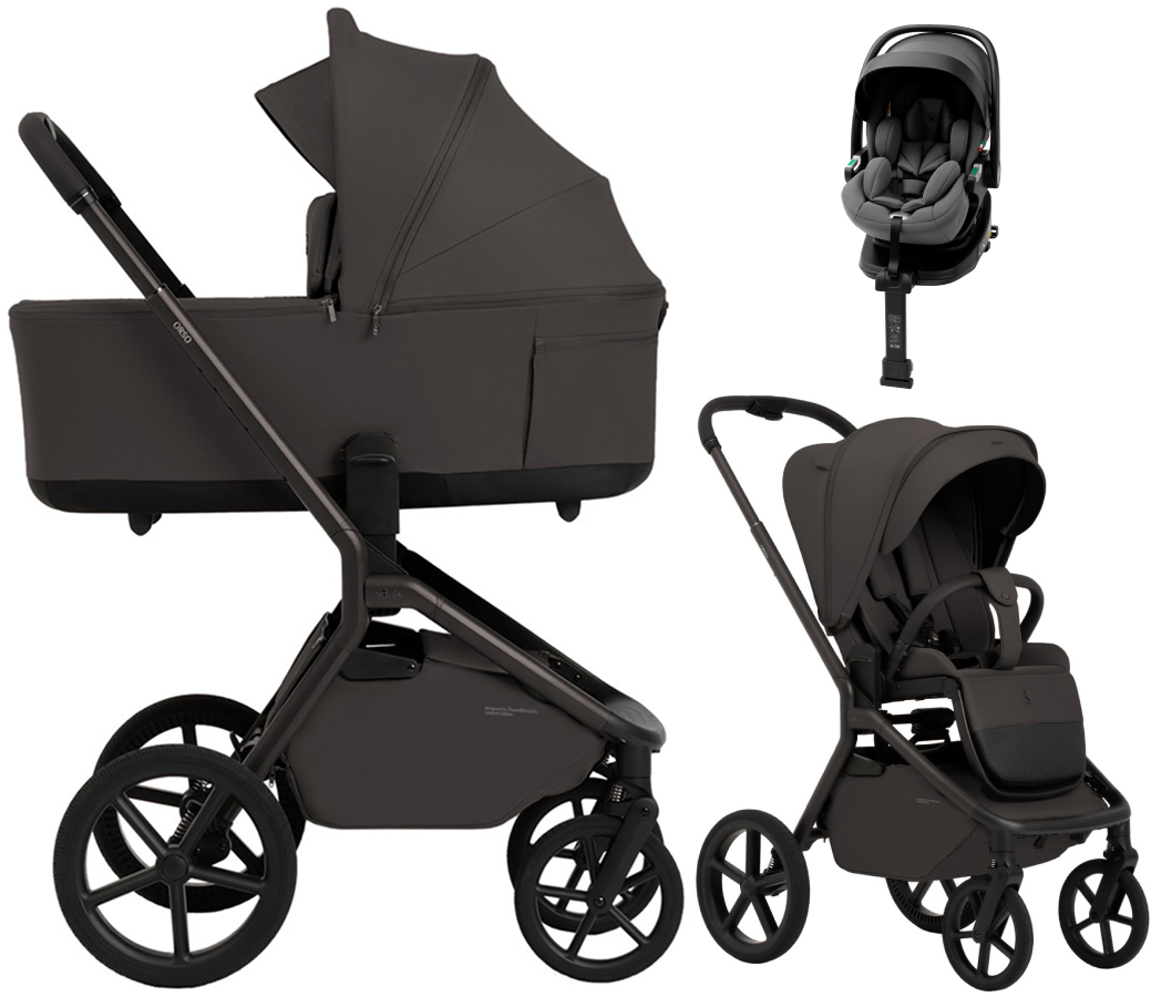 Коляска 4 в 1 Sweet Baby SBL Orso New + автокресло Premier Plus Grey Chocolate Brown