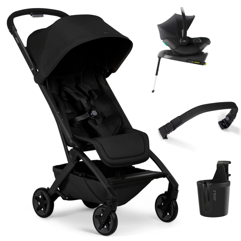 Прогулочная коляска Joolz Aer 2 SE и автокресло Baby-Safe Core Space Black и база Baby-Safe Core Space black