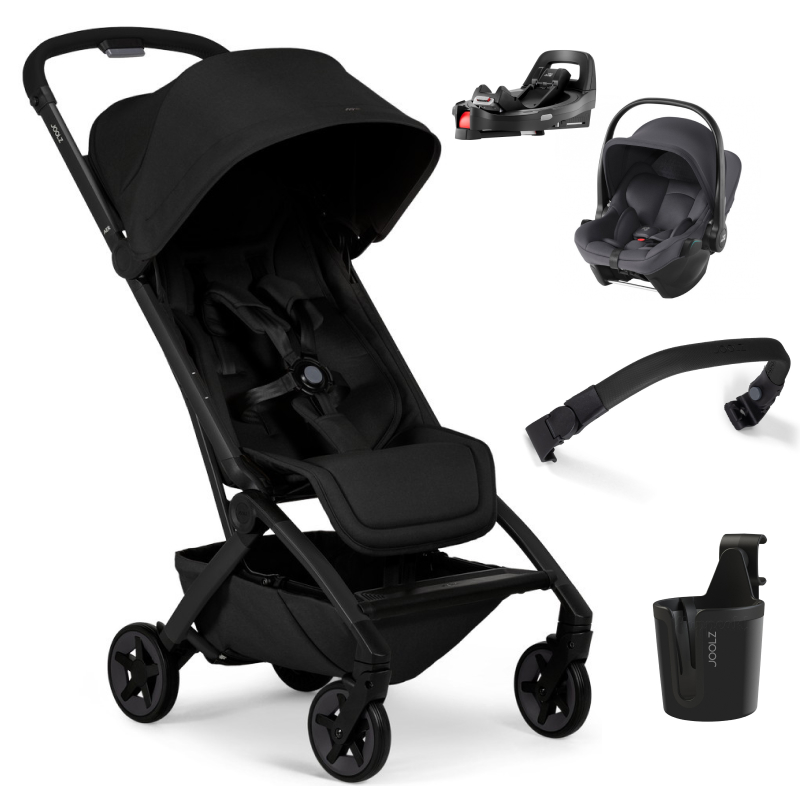 Прогулочная коляска Joolz Aer 2 SE и автокресло Baby-Safe Core Midnight Grey и база Vario Base 5Z Space black