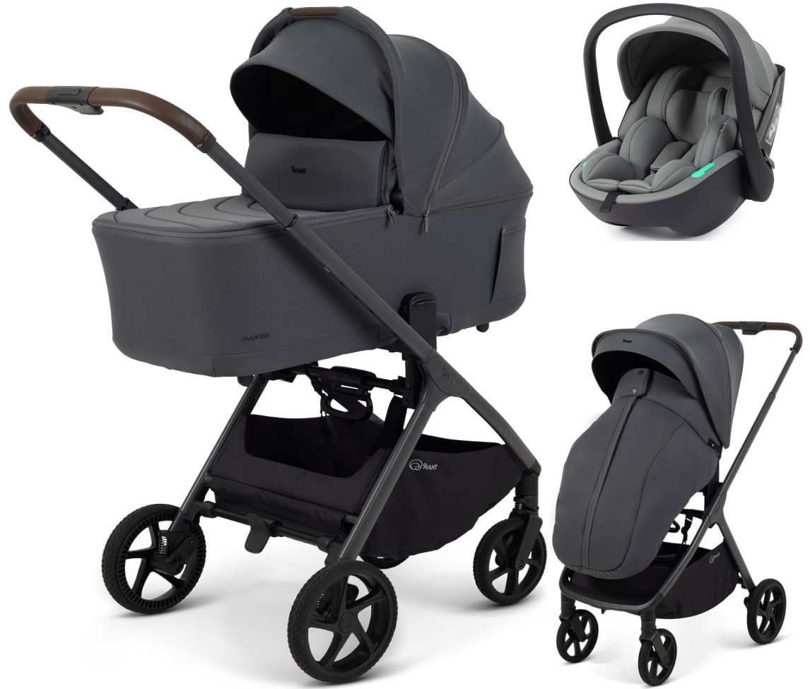 Детская коляска Rant Aventa 3 в 1 с автокреслом Miro Olive Graphite
