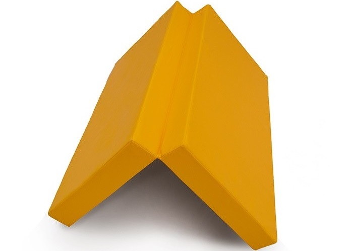 Мат КМС № 10 складной желтый