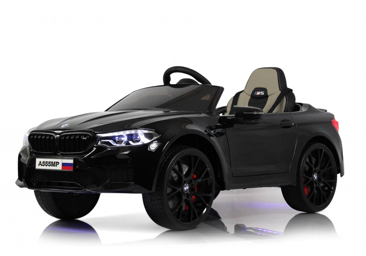 Детский электромобиль RiverToys BMW M5 Competition A555MP A555MP-BLACK-GLANEC/черный глянец