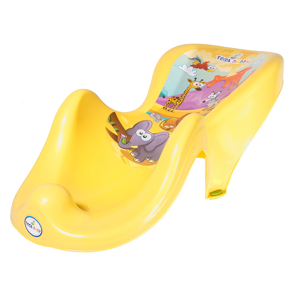 Горка для купания Tega Baby Safari (Сафари) антискользящая SF-003 NOWY-124 желтый