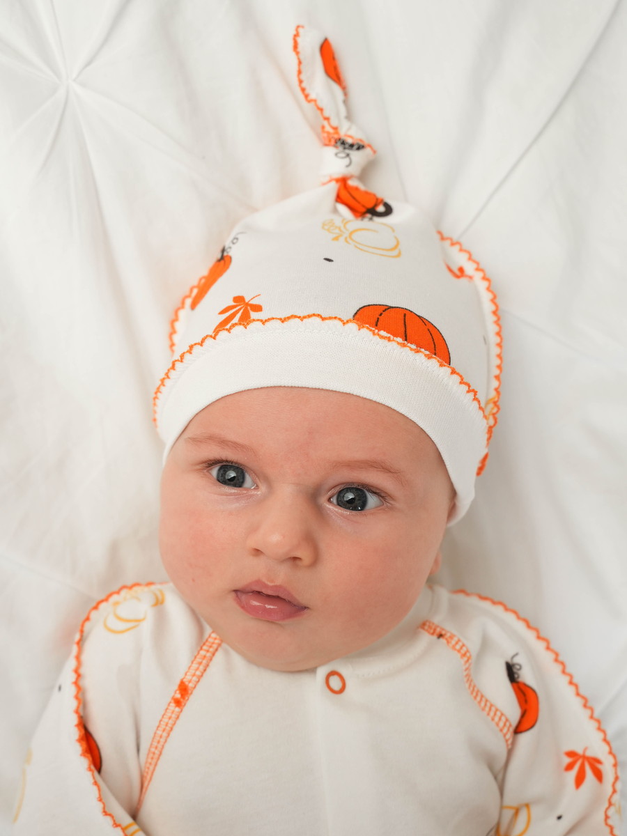 Шапочка Папитто Тыквы 713 белый 36