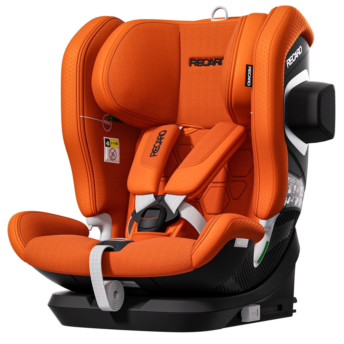 Автокресло Recaro Velix 1 (76-150 см, 9-36 кг) Оранжевый (Vibrant Orange)