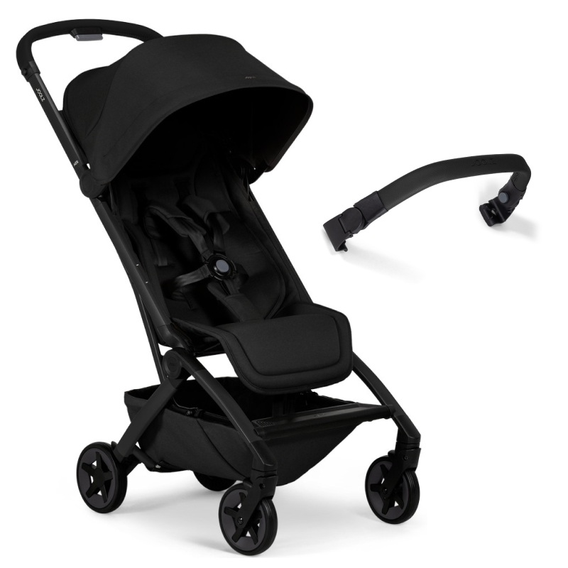 Детская прогулочная коляска Joolz Aer 2 с бампером Space Black/Black Carbon