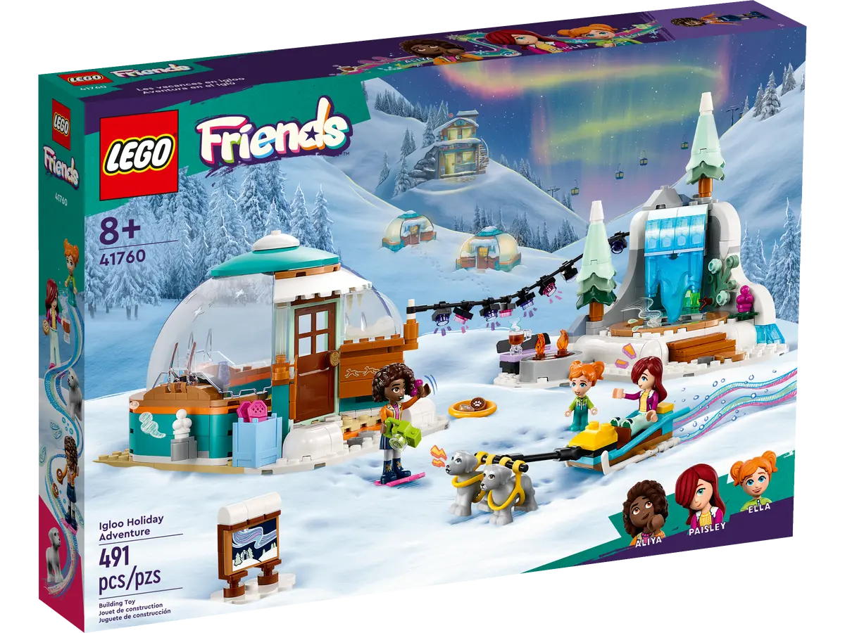 Конструктор LEGO Friends Igloo Holiday Adventure Праздничное приключение в иглу (41760)