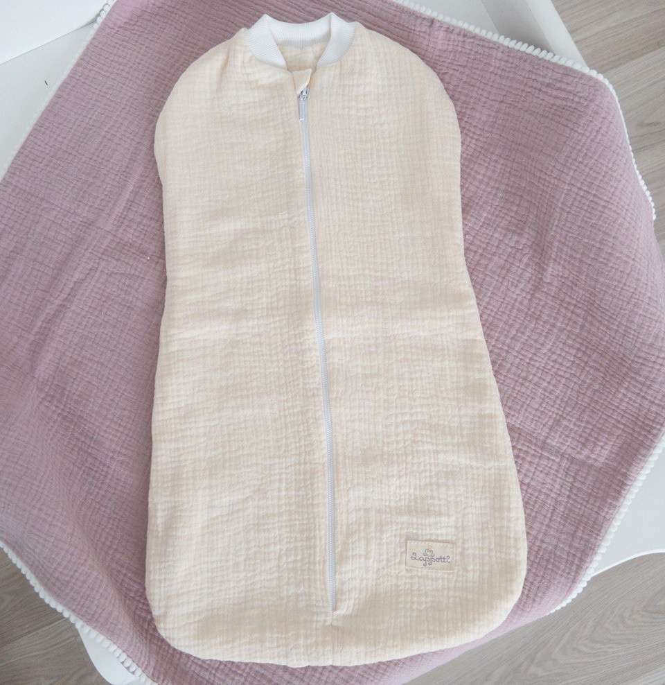 Кокон нательный Lappetti из муслина МК01 ЧЗ МК01/10 молочный