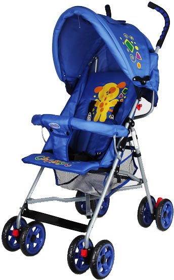 Детская коляска трость Emily D380-B-2 Classic синий