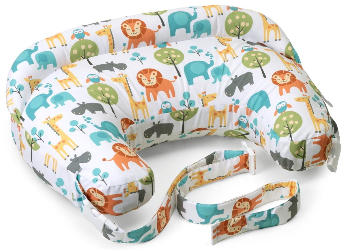 Подушка для кормления Chicco Boppy Deluxe Peac Jungle