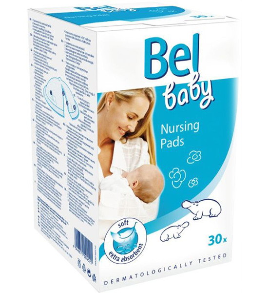 Вкладыши в бюстгальтер Hartmann Bel Baby Nursing Pads для кормящй мамы 30 шт.