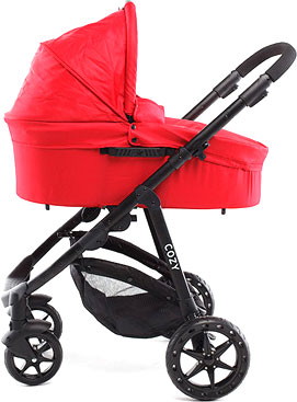 Детская коляска Cozy Smart  2 в 1 red