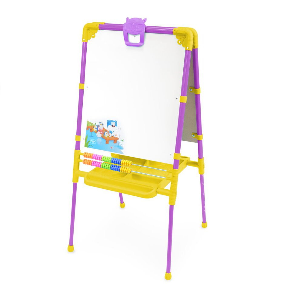 Детский мольберт растущий со счетами Nika М2 сиреневый