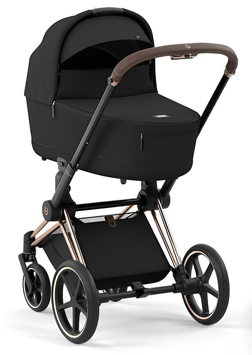 Коляска для новорожденных Cybex Priam IV Rosegold Sepia Black
