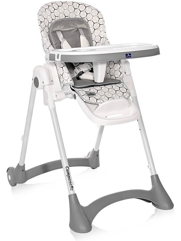 Детский стульчик для кормления Lorelli Campanella Серый / Grey Net 2132
