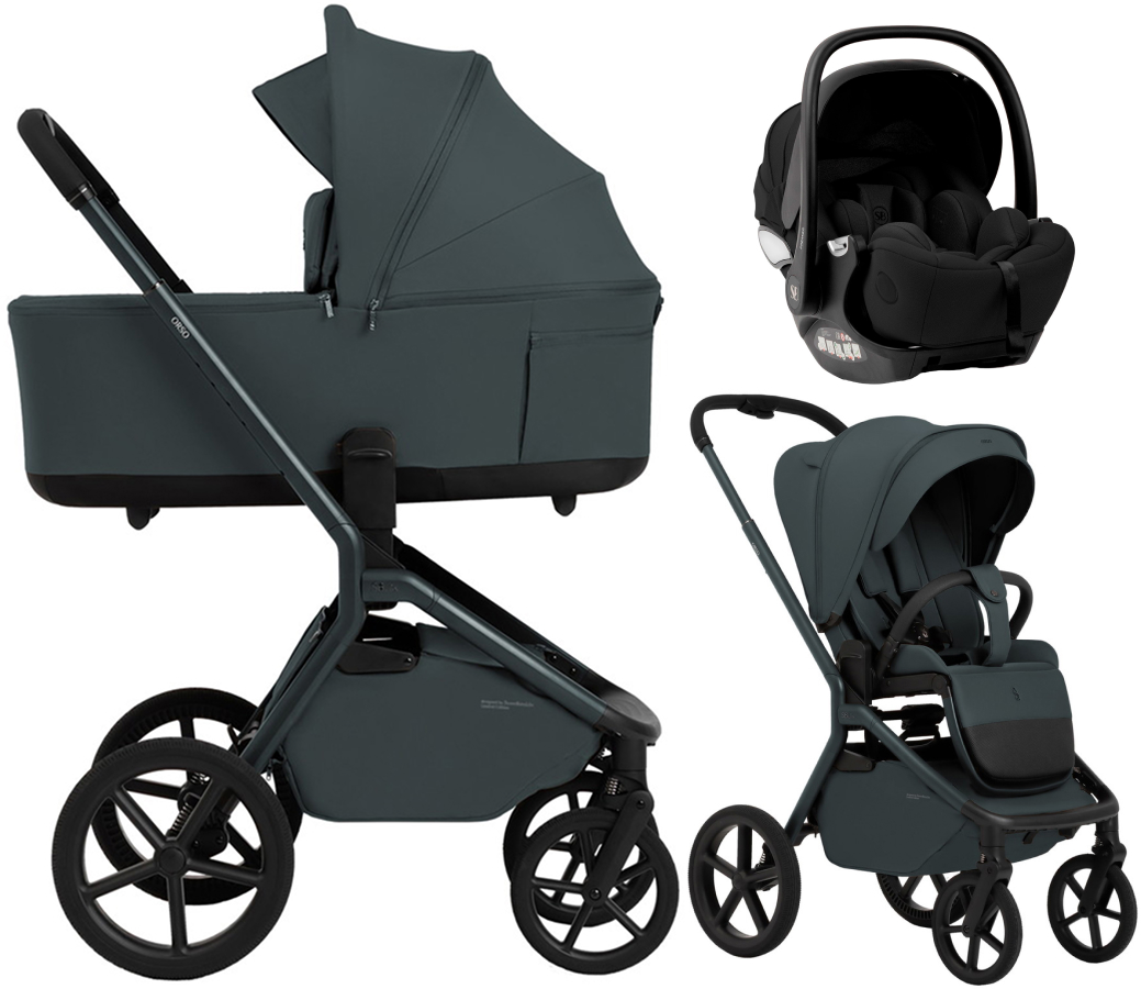 Коляска 3 в 1 Sweet Baby SBL Orso New + автокресло Premier Black Emerald
