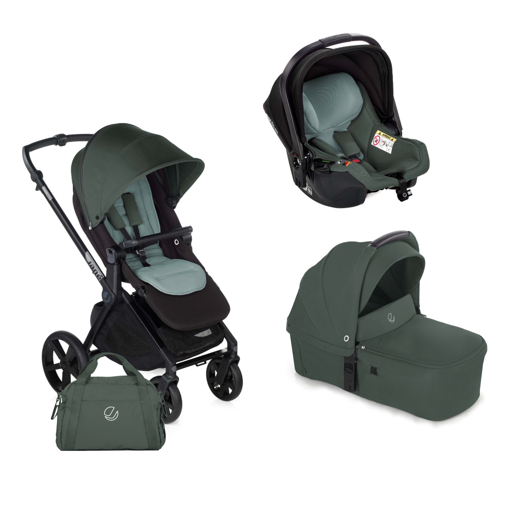 Детская коляска Jane Muum 4 Sweet 3 в 1 с автокреслом Koos I-Size U78 Botanic