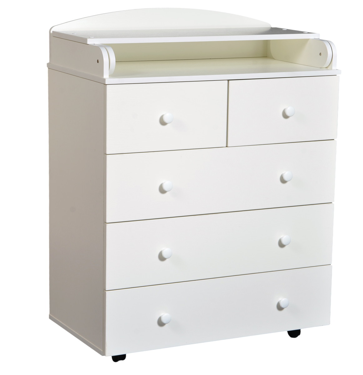 Детский пеленальный комод ByTwinz Story 3 белый