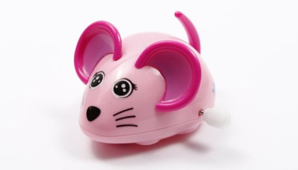 Заводная игрушка Uviton Мышка розовый