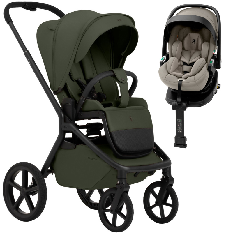 Прогулочная коляска Sweet Baby SBL Orso + автокресло Premier Plus Begie Dark Green