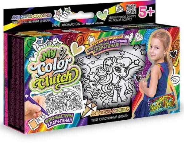 Детский набор креативного творчества Данко-Тойс My Color Clutch Пони -раскраска фломастерами 322806
