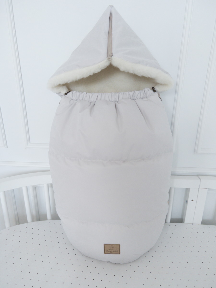 Конверт зимний Lappetti КЗ 035к ЧЗ 05 светло-серый