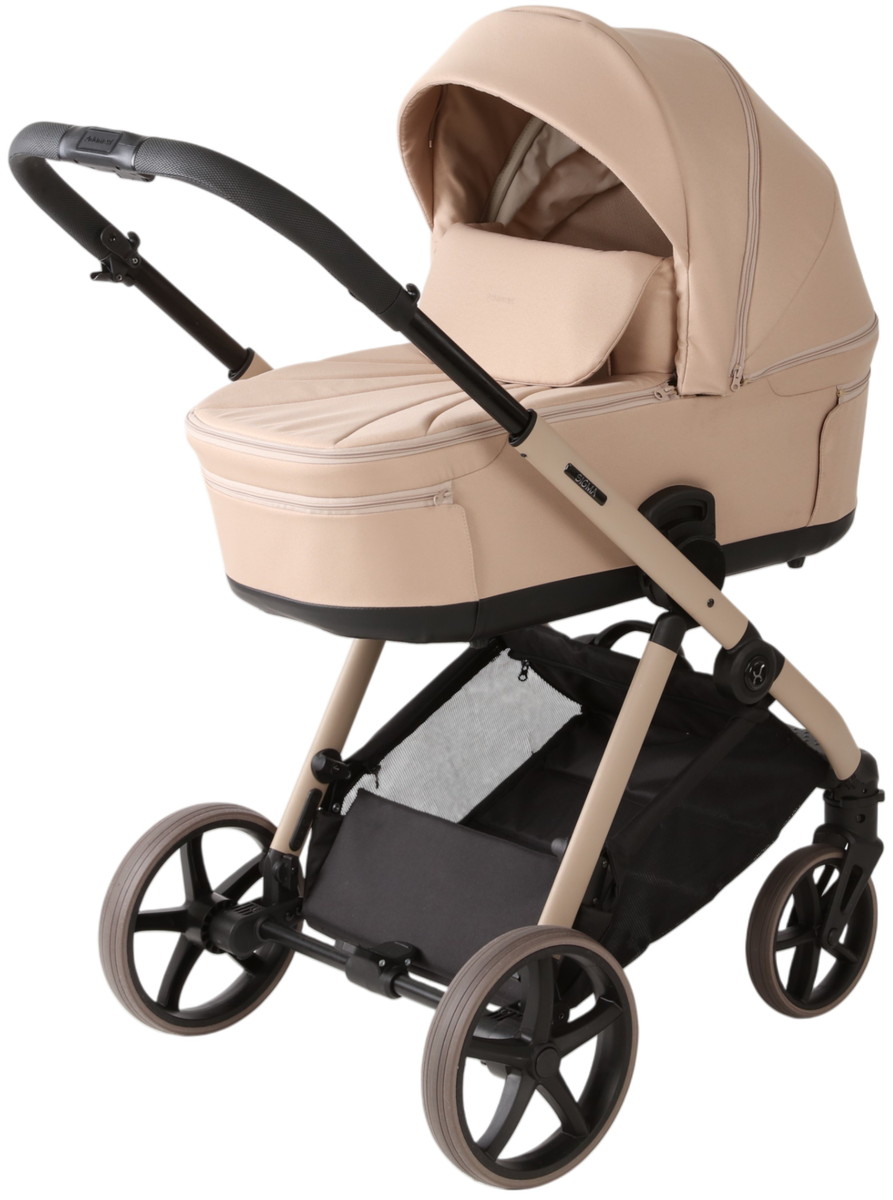 Детская коляска Adamex Sigma Natura 3 в 1 SI-14-SAND (ПЕСОЧНЫЙ)