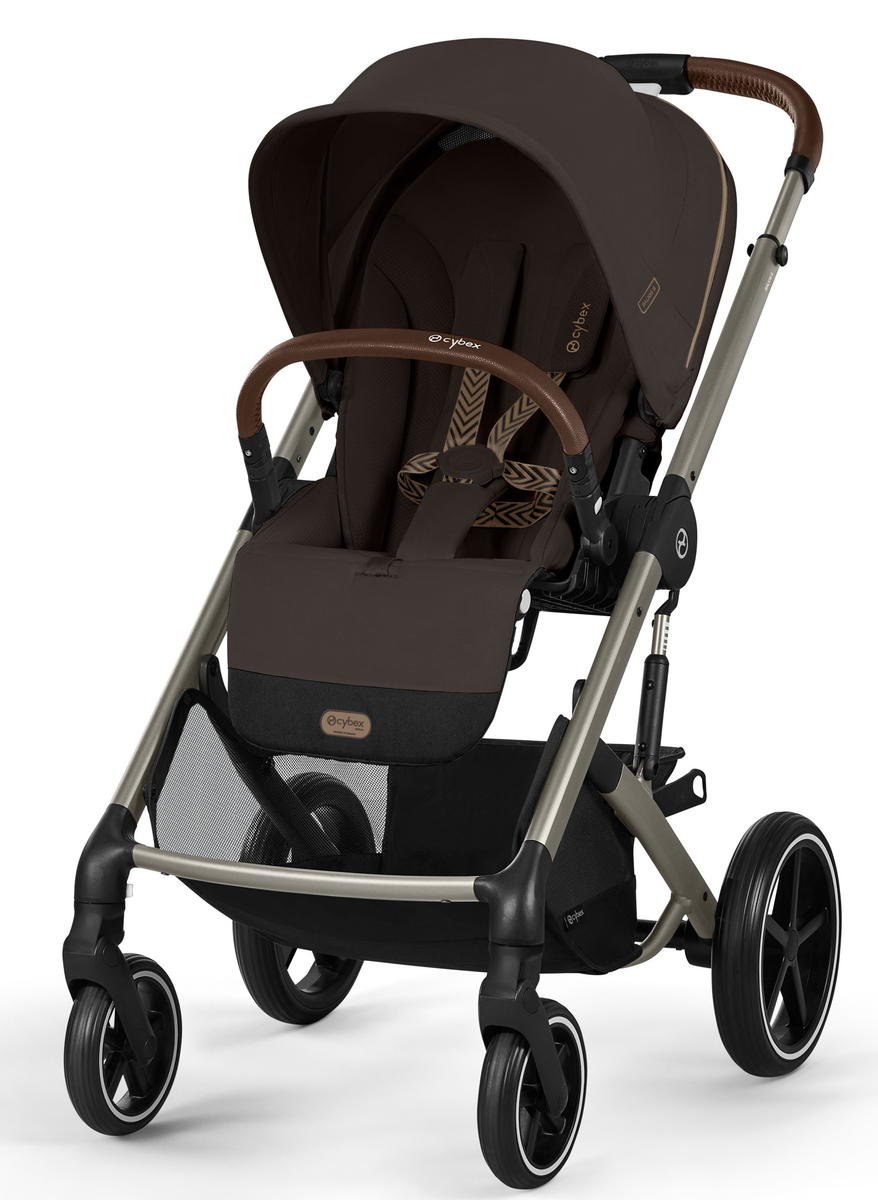 Прогулочная коляска Cybex Balios S Lux TPE 2025 Chocolate Brown с дождевиком