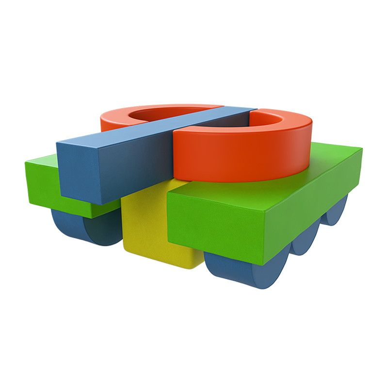 Детский мягкий игровой комплекс Romana Танк ДМФ-МК-13.75.01