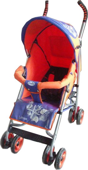 Детская коляска трость Emily S-915 Brizz синий-оранжевый 15С1