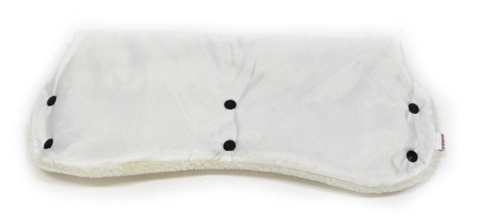 Муфта для коляски Valle White Winter белый