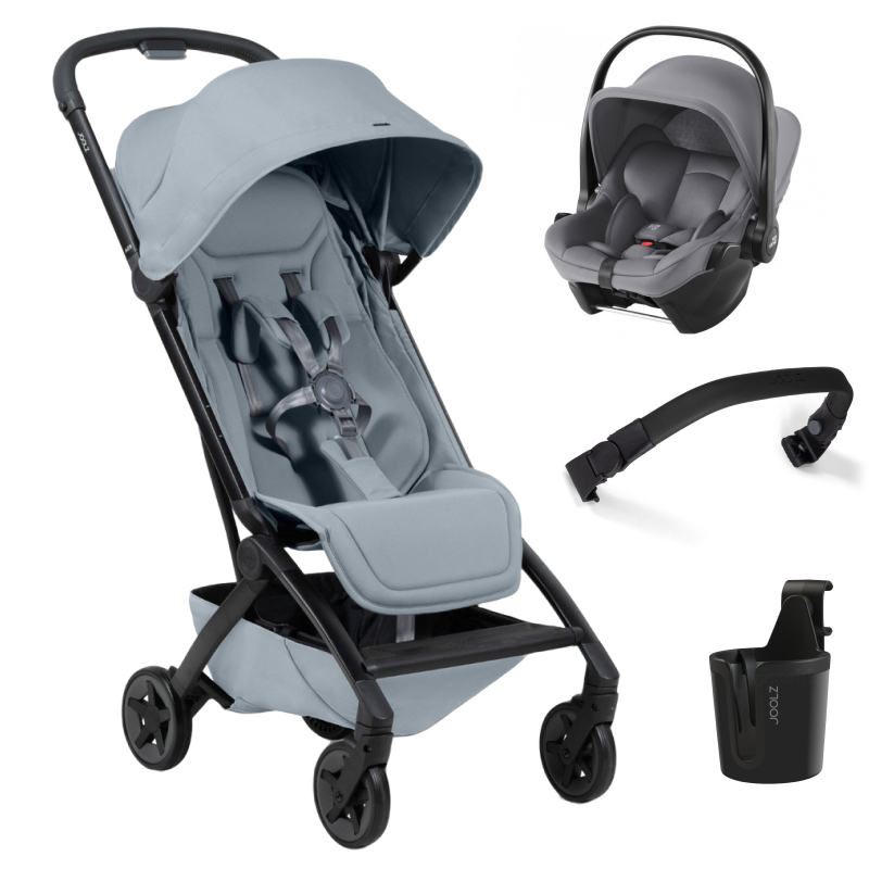 Прогулочная коляска Joolz Aer 2 SE и автокресло Baby-Safe Core Frost Grey Pebble Grey