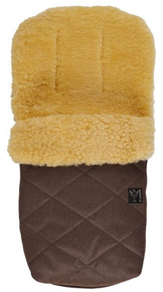 Конверт меховой Kaiser Natura brown melange (коричневый меланж)