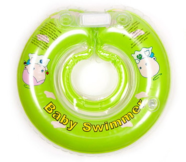 Круг для купания Baby Swimmer 6м+ Арбуз салатовый полуцвет