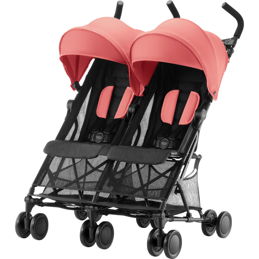 Прогулочная коляска для двойни Britax Romer Holiday Double Coral Peach