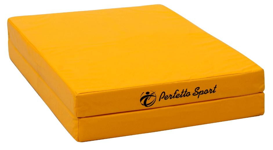 Детский мат Perfetto Sport № 10 (100х150х10 см) складной 1 сложение желтый