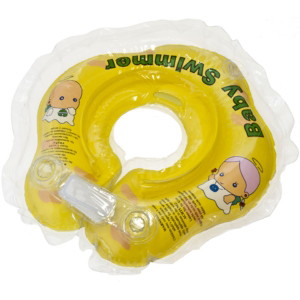 Круг для купания Baby Swimmer 0+ желтый полуцвет