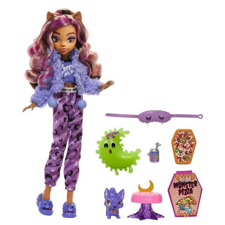 Кукла Mattel Monster High Монстер Хай Клодин Вульф - Пижамная вечеринка HKY67