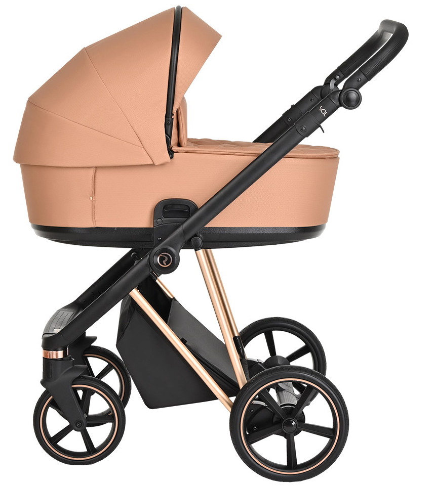 Детская коляска Roan Sol Lux 3 в 1 RSL/3030 Toffee/Rose Gold