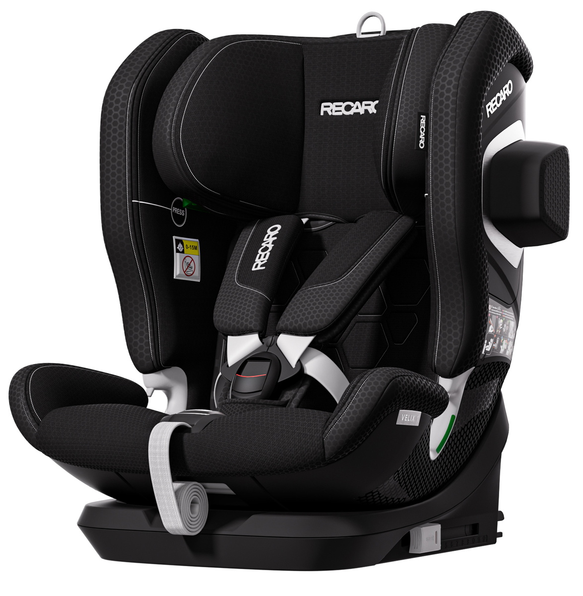 Автокресло Recaro Velix 1 (76-150 см, 9-36 кг) Черный (Fresh Black)