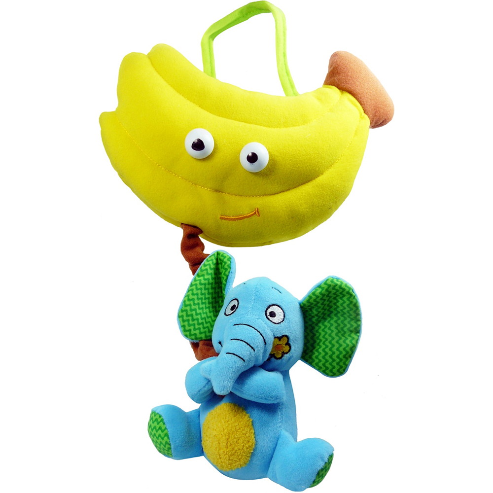 Развивающая игрушка Biba Toys Слон и банан 25х20 см