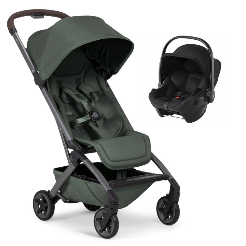 Прогулочная коляска Joolz Aer 2 и автокресло Baby-Safe Core Space Black Forest green